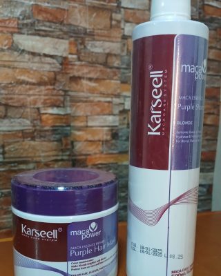 Kit shampo y máscara purpura KARSEELL